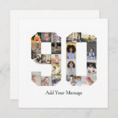 Foto collage nummer 90 feestdagenkaart (Voorkant / Achterkant)