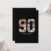 Foto-collage nummer 90 kaart (Voorkant / Achterkant in situ)