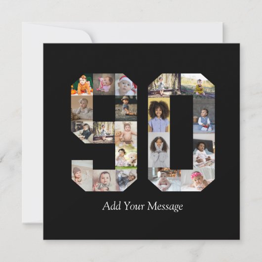Foto collage nummer 90 kaart (Voorkant)