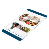 Foto collage op nummer 18 - 18e verjaardag magneet (Linkerzijde)