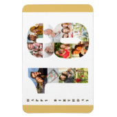 Foto Collage op nummer 18 Happy 18th Birthday Magneet (Verticaal)
