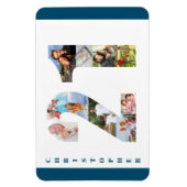 Foto collage op nummer 21 - 21st verjaardag magneet (Verticaal)