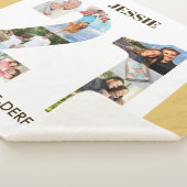 Foto collage op nummer 21 Neutrale 21e verjaardag Sherpa Deken (3/4)