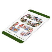 Foto collage op nummer 50 - 50e verjaardag magneet (Linkerzijde)