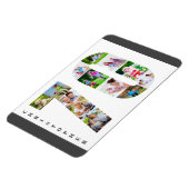 Foto collage op nummer 70 - 70e verjaardag magneet (Linkerzijde)