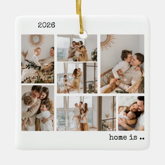 Foto Collage Ornament (Voorkant)