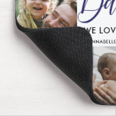 Foto Collage ''Papa' We houden van je Muismat (Hoek)