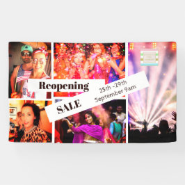 Foto Collage Party Afbeeldingen Sale Spandoek