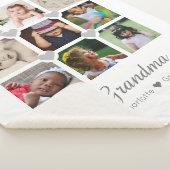 Foto Collage personaliseerde 9 foto's met hart Sherpa Deken (3/4)