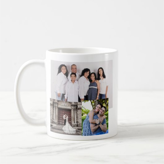 FOTO COLLAGE PERSONALIZED COFFEE MOK (Links)