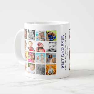 Foto Collage Persoonlijk Grote Koffiekop