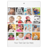 Foto Collage Persoonlijk Klembord (Achterkant)