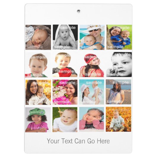 Foto Collage Persoonlijk Klembord (Achterkant)