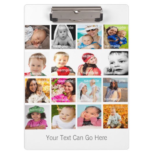 Foto Collage Persoonlijk Klembord (Voorkant)