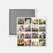 Foto Collage Persoonlijk Magneet (Voorkant / Achterkant)