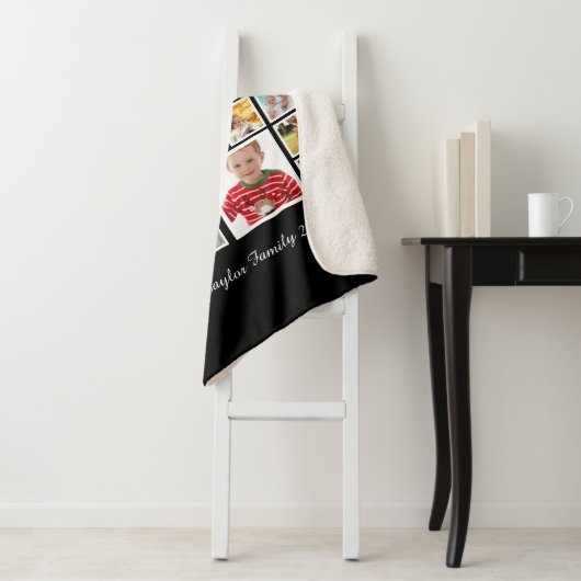 Foto Collage Persoonlijk Sherpa Deken (In situ)