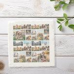 Foto Collage Persoonlijk Stenen Onderzetter<br><div class="desc">Creëer uw eigen gepersonaliseerde foto collage stenen Onderzetter</div>