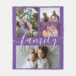 Foto Collage Persoonlijke DIY Aangepaste reeks Fleece Deken