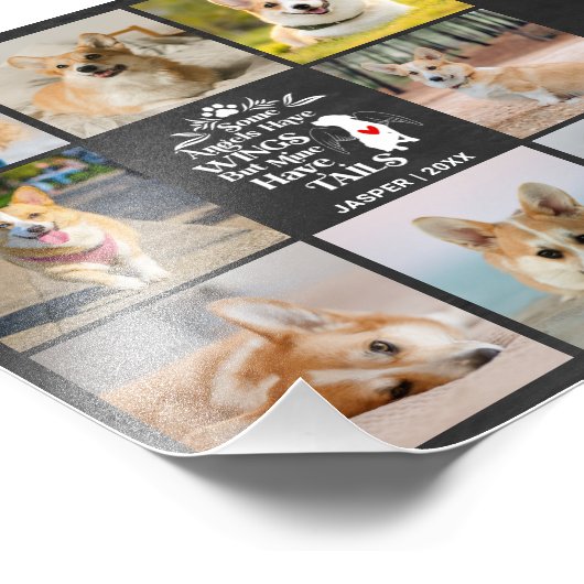 Foto Collage Pet Dog Verlies Foto Uitbreiding Foto Afdruk (Hoek)