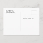 Foto Collage Pink Afstuderen Aankondiging (Achterkant)