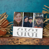 Foto Collage Plaque | Gigi | MOEDERDAG Fotoplaat (Zijkant)