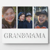 Foto Collage Plaque | oma | MOEDERDAG Fotoplaat (Voorkant)