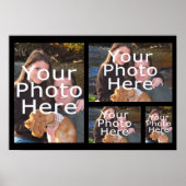 Foto Collage Poster, vier Afbeeldingen Poster (Voorkant)