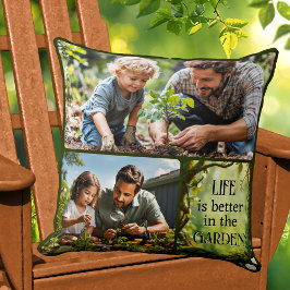 Foto Collage Pret tuin  Buitenkussen