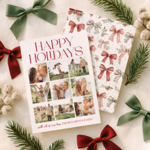 Foto-collage 'Prettige Feestdagen' lintje