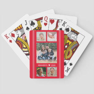 Foto: Collage Red en White Pokerkaarten