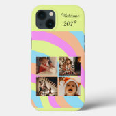 Foto Collage regenboogontwerp — Kleurenpalet Case-Mate iPhone Case (Achterkant)