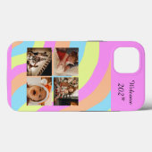 Foto Collage regenboogontwerp — Kleurenpalet Case-Mate iPhone Case (Achterkant (horizontaal))