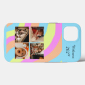 Foto Collage regenboogontwerp — Kleurenpalet Case-Mate iPhone Case (Achterkant (horizontaal))