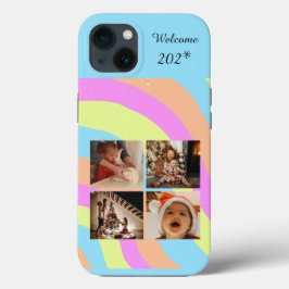 Foto Collage regenboogontwerp — Kleurenpalet Case-Mate iPhone Case