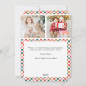 Foto Collage Retro vakantie Kaart (Achterkant)