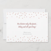 Foto Collage Roos Goud Zilver Afstuderen Kaart (Achterkant)