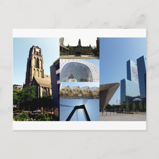 Foto collage Rotterdam 1 Briefkaart (Voorkant)