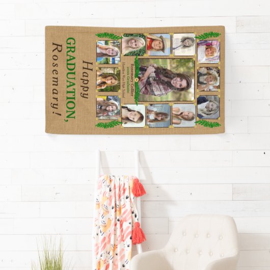 Foto-Collage Rustic op de middelbare school Spandoek (Insitu)