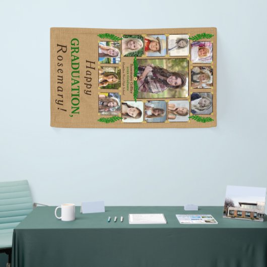 Foto-Collage Rustic op de middelbare school Spandoek (Beurs)