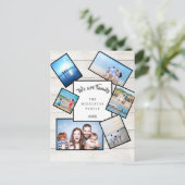 Foto Collage Rustic We zijn familie Briefkaart (Staand voorkant)