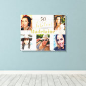 Foto Collage Rustiek Eenvoudig 50 Fabulous Canvas Afdruk (Insitu (Houten vloer))