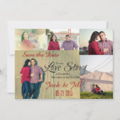 Foto Collage Save the Date (Voorkant)