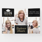 Foto Collage Senior Afstuderen Spandoek (Horizontaal)