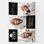 Foto Collage Senior Afstuderen Spandoek (Verticaal)