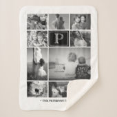 Foto Collage Sherpa Blanket Sherpa Deken (Voorkant)