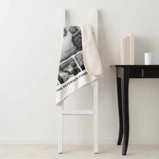 Foto Collage Sherpa Blanket Sherpa Deken (In situ)