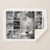 Foto Collage Sherpa Blanket Sherpa Deken (Voorkant (horizontaal))