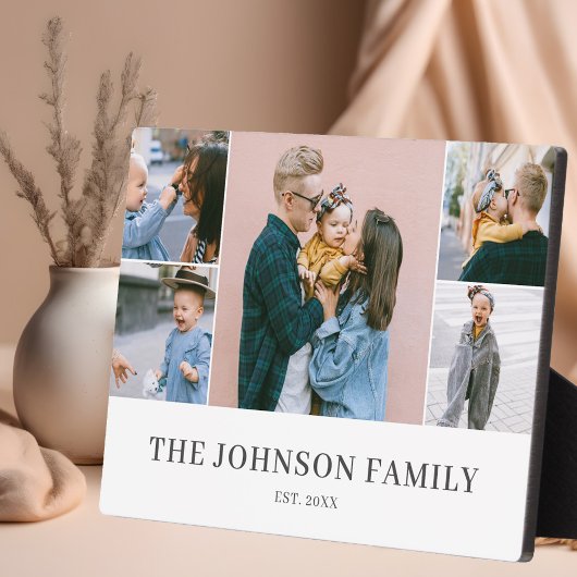 Foto Collage Simple Modern Fotoplaat