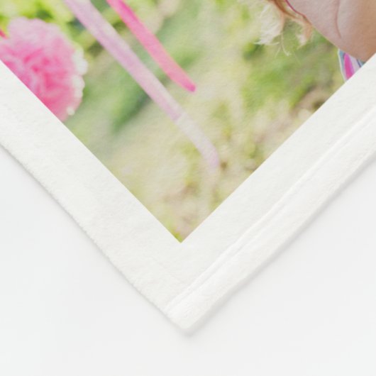 Foto Collage Sjabloon Aangepast Fleece Deken (Hoek)