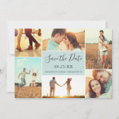 Foto Collage Sla de datum-platte kaart op | Light  (Voorkant)